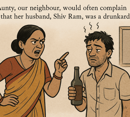 Aunty, our neighbour, would often complain that her husband